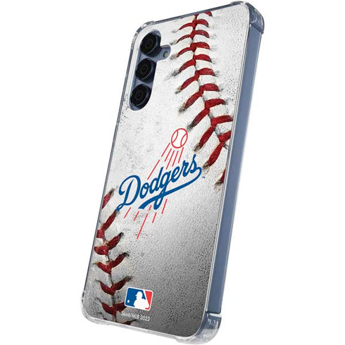 MLB Los Angeles Dodgers Game Ball Galaxy A35 5G Clear Case